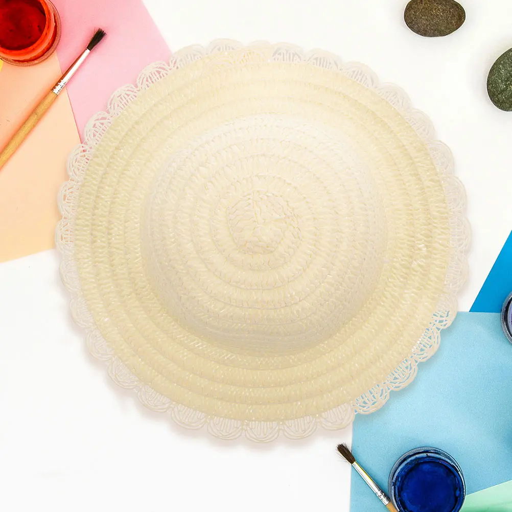 8pcs Hats Unfinished Diy Straw Hat Straw DIY Painting Creative Craft Graffiti Plaything Lightweight
8pcs Hats Unfinished Diy Straw Hat Straw DIY Painting Creative Craft Graffiti Plaything Lightweight