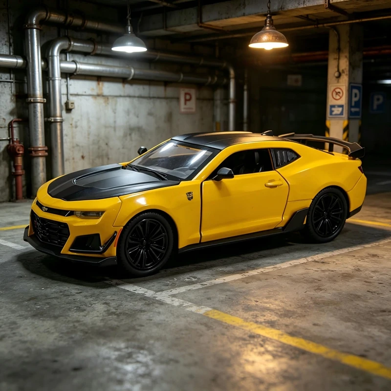Модель суперкара Chevrolet Camaro из сплава, масштаб 1:24, с открывающимися дверями, капотом и багажником, со звуковыми и световыми эффектами.
Модель суперкара Chevrolet Camaro из сплава, масштаб 1:24, с открывающимися дверями, капотом и багажником, со звуковыми и световыми эффектами.