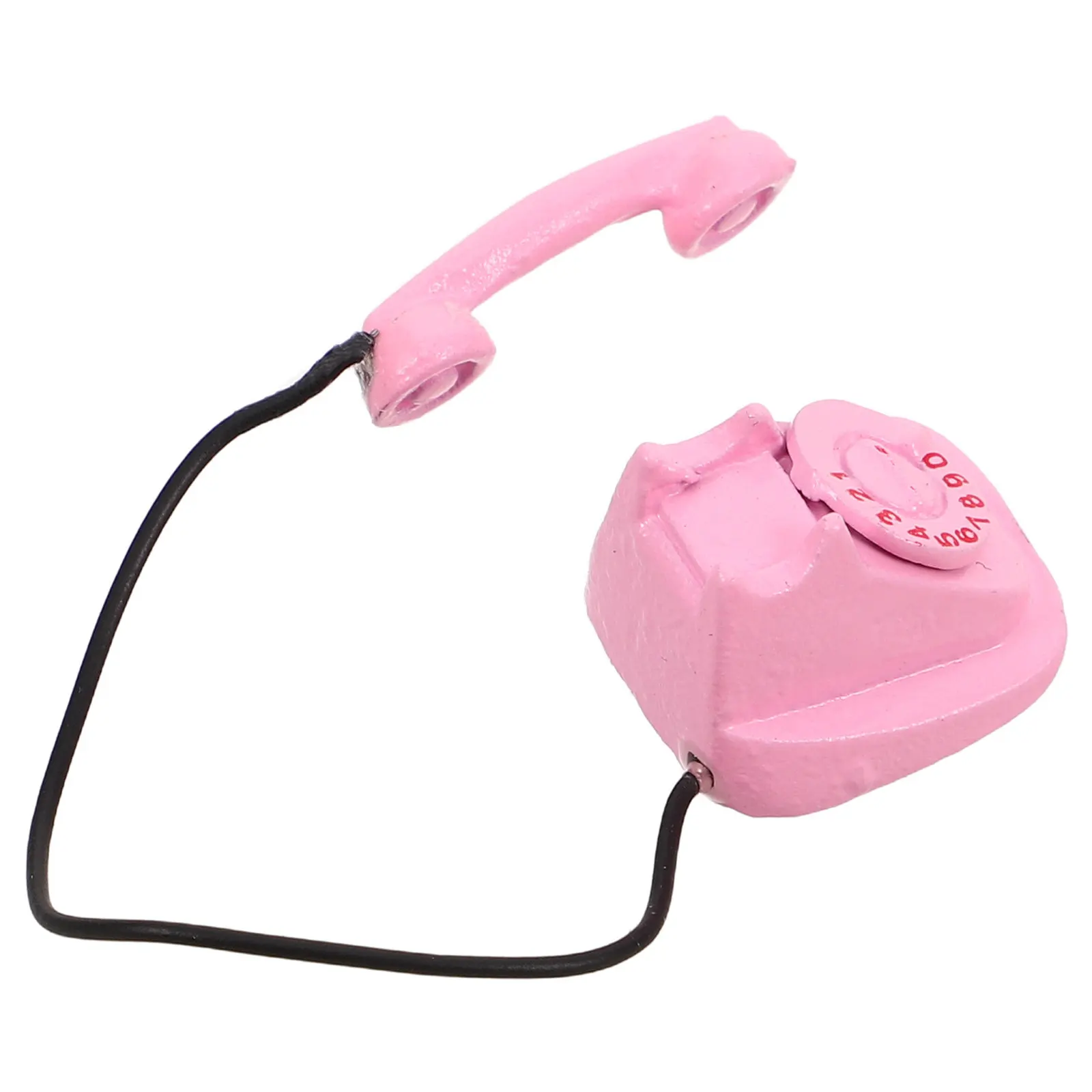 Retro Miniature Rotary Telephone Vintage Dollhouse Accessory High Realism Tiny Furniture Decorative Phone Scene Accessories
Retro Miniature Rotary Telephone Vintage Dollhouse Accessory High Realism Tiny Furniture Decorative Phone Scene Accessories
