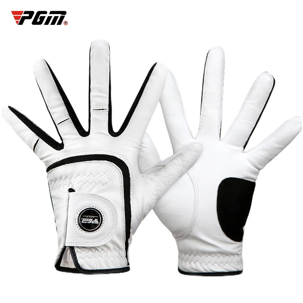 PGM 1 Pcs Golf Gloves Men Left Right Hand Genuine Lambskin Sheepskin Anti-skid Granules with Ball Marker Golf Glove Men
PGM 1 Pcs Golf Gloves Men Left Right Hand Genuine Lambskin Sheepskin Anti-skid Granules with Ball Marker Golf Glove Men