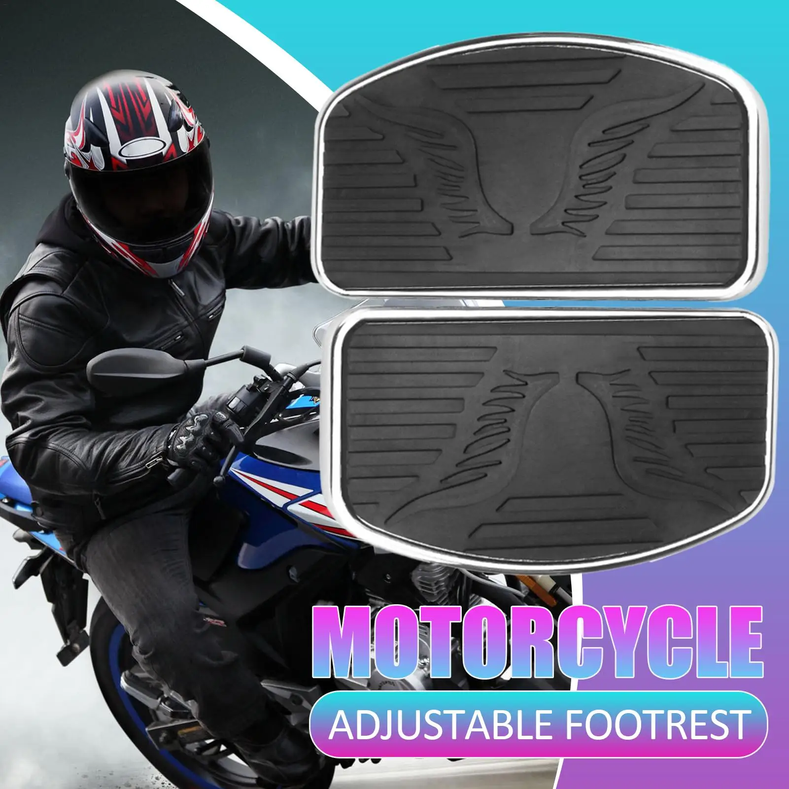 Motorcycle Foot Rest Scooter Floorboard Replacement Matte Non-Slip Motorcycle Foot Rest For Dirt Highway Travel Outdoors
Motorcycle Foot Rest Scooter Floorboard Replacement Matte Non-Slip Motorcycle Foot Rest For Dirt Highway Travel Outdoors