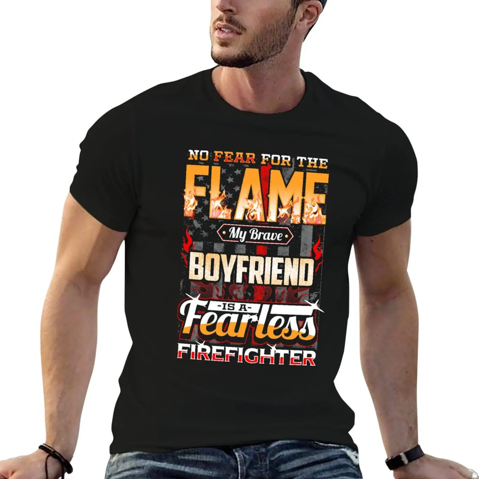 Boyfriend Firefighter American Flag Shirt T-Shirt cheap stuff sports fans clothes for men
Boyfriend Firefighter American Flag Shirt T-Shirt cheap stuff sports fans clothes for men