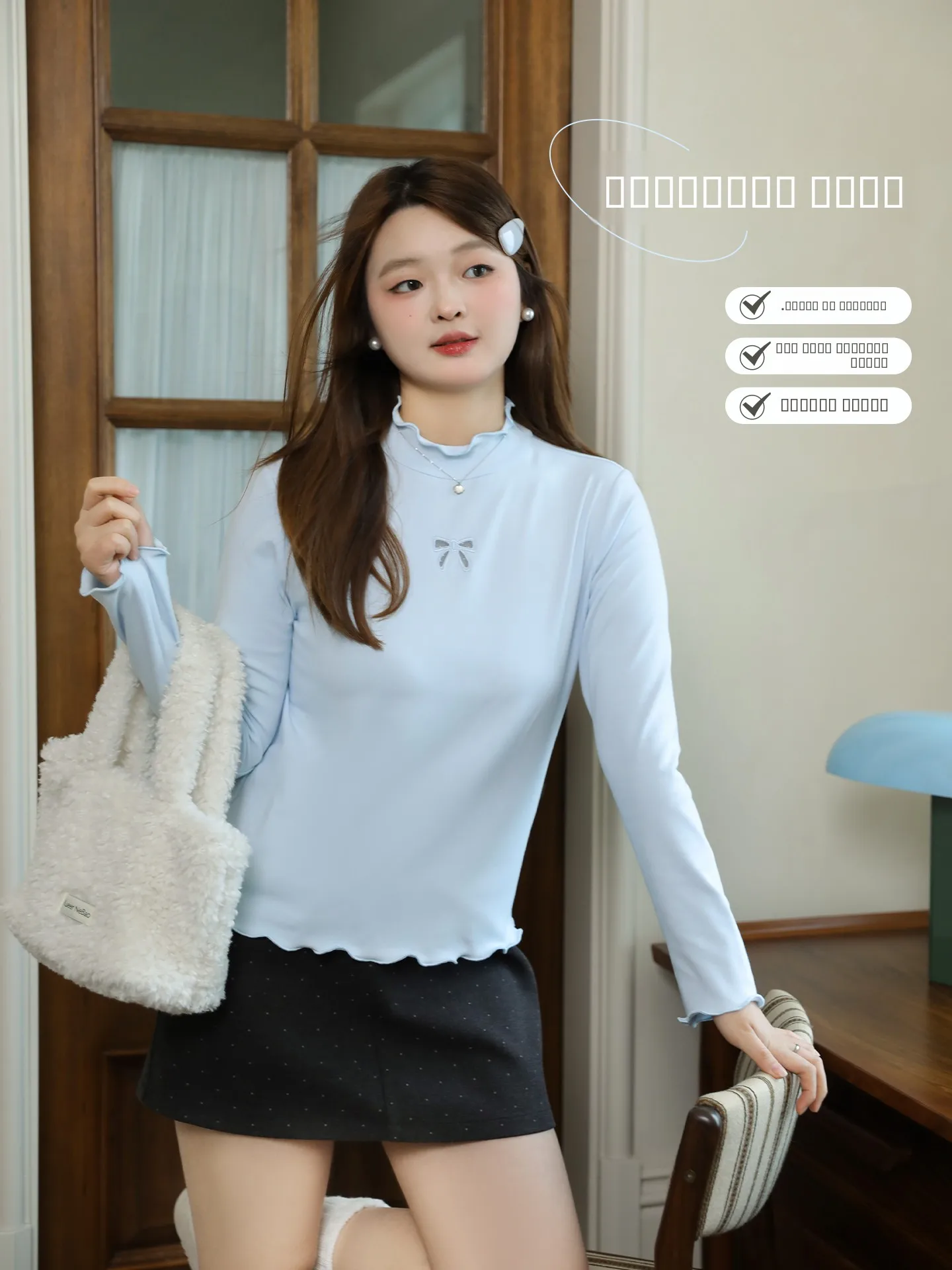 DM00 plus Size Knitted T-irt Brued Fini Slim Fit Base Layer Spring Floral Lace Knot Women's Casual Top
DM00 plus Size Knitted T-irt Brued Fini Slim Fit Base Layer Spring Floral Lace Knot Women's Casual Top