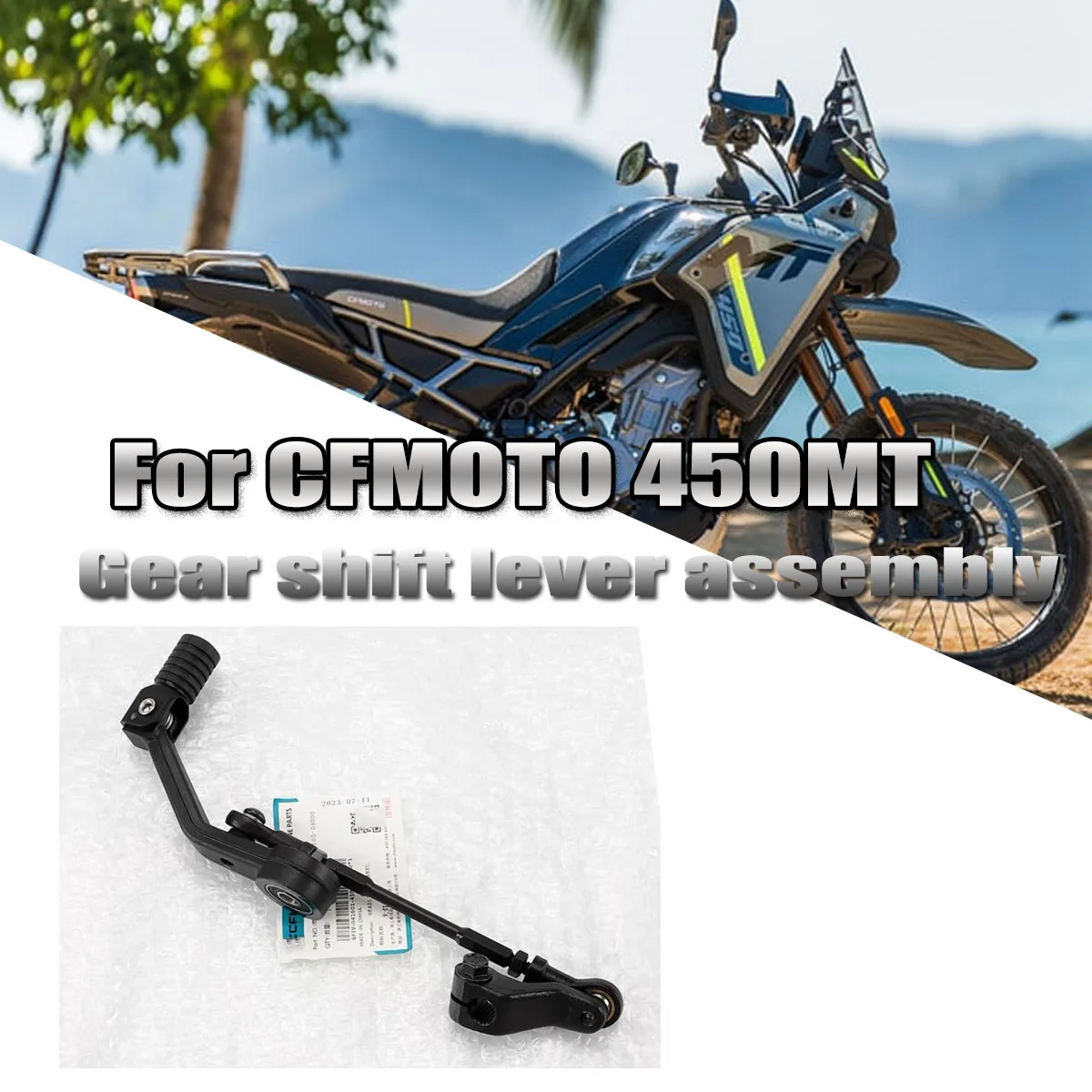 Подходит для CFMOTO 450MT CF400-8A MT-450, аксессуары для рычага переключения передач мотоцикла, рычаг переключения передач, комбинация рычага управления
Подходит для CFMOTO 450MT CF400-8A MT-450, аксессуары для рычага переключения передач мотоцикла, рычаг переключения передач, комбинация рычага управления