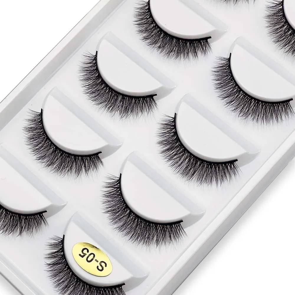 New 5 Pairs 3D Faux Mink Lashes Wispy Soft Natural Long Thick False Eyelashes New S Series Lashes Natural Curl Wholesale Lashes
New 5 Pairs 3D Faux Mink Lashes Wispy Soft Natural Long Thick False Eyelashes New S Series Lashes Natural Curl Wholesale Lashes