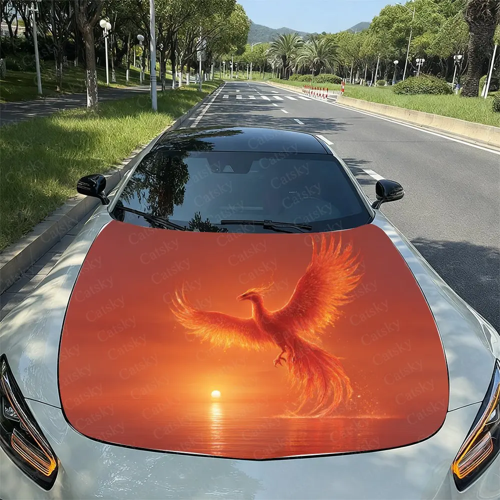 The Phoenix Flying At Dusk Car Vinyl Wrap - Splash-Resistant Engine Hood Decal Sticker, Easy Removal Durable Personalized Car Ac
The Phoenix Flying At Dusk Car Vinyl Wrap - Splash-Resistant Engine Hood Decal Sticker, Easy Removal Durable Personalized Car Ac