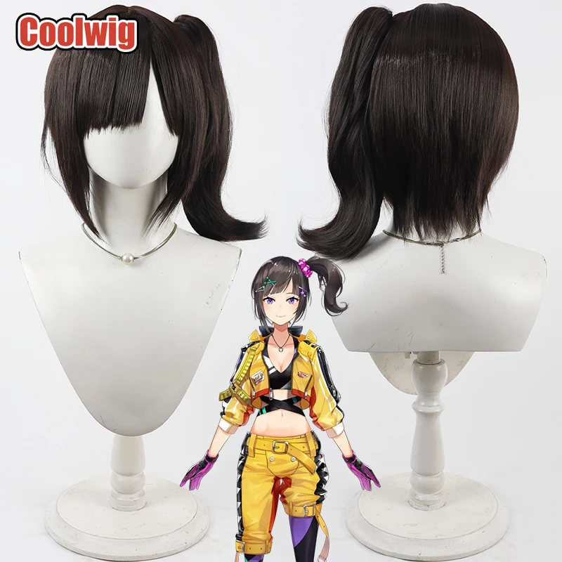 Coolwig Synthetic Hair Hayase Sou Cosplay Wigs Virtual YouTuber Hayase Sou 30cm Short Dark Brown Ponytail Wig Heat Resistant
Coolwig Synthetic Hair Hayase Sou Cosplay Wigs Virtual YouTuber Hayase Sou 30cm Short Dark Brown Ponytail Wig Heat Resistant