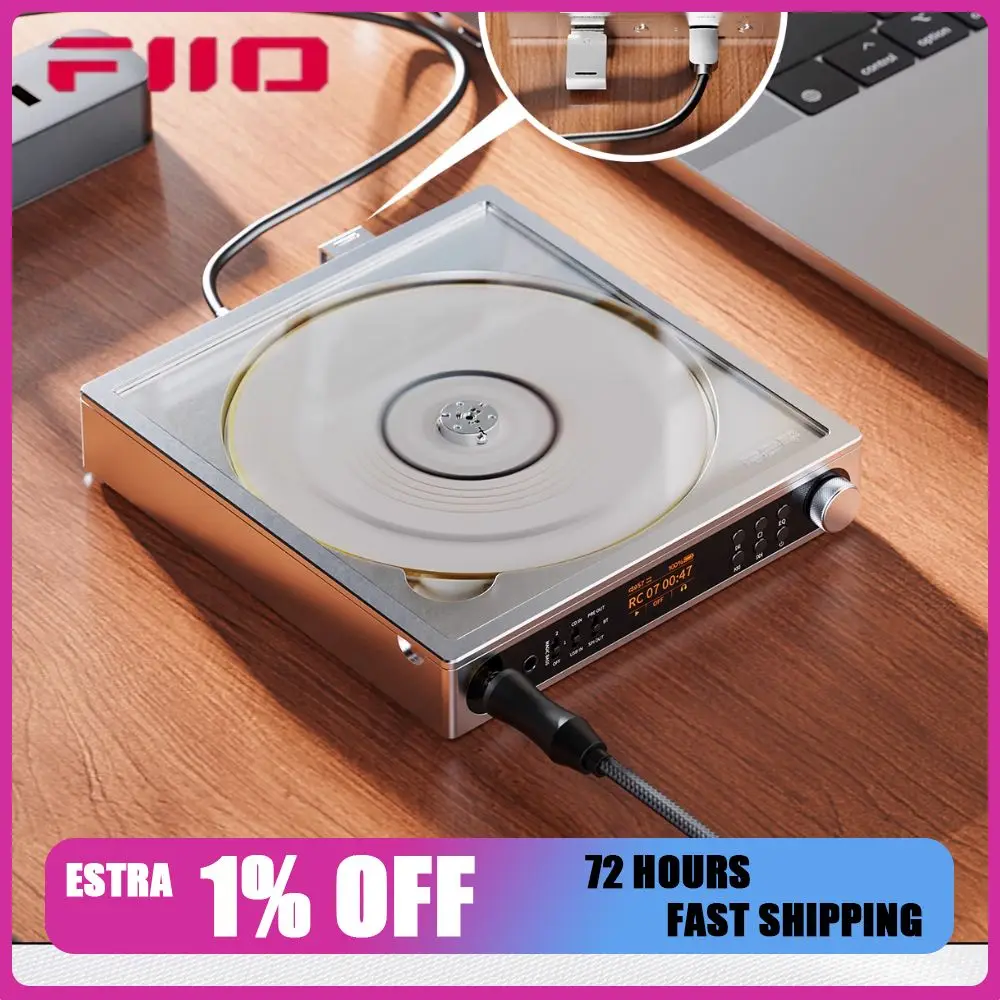 FiiO DM15 R2R Multifunctional Portable HIFI Bluetooth CD Player With 4.4 Balanced Track Capture Fiber Coaxial Output Support Usb
FiiO DM15 R2R Multifunctional Portable HIFI Bluetooth CD Player With 4.4 Balanced Track Capture Fiber Coaxial Output Support Usb