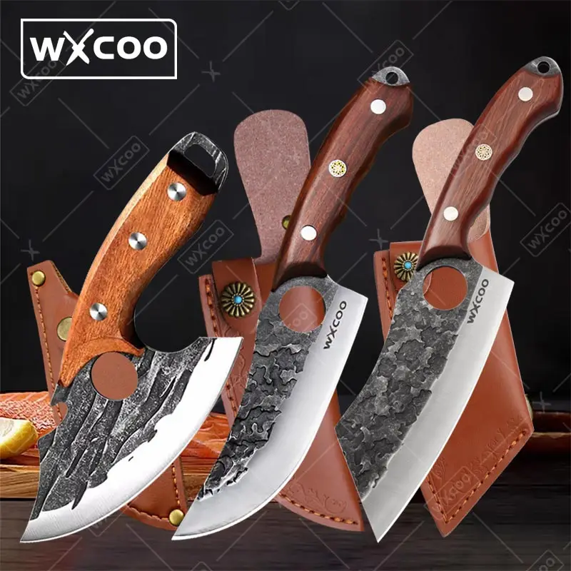 WXCOO Multi-purpose Kitchen Knife Professional Butcher Boning Meat Cleaver Stainless Steel Fish Slicing Chef Knife for Cutting
WXCOO Multi-purpose Kitchen Knife Professional Butcher Boning Meat Cleaver Stainless Steel Fish Slicing Chef Knife for Cutting