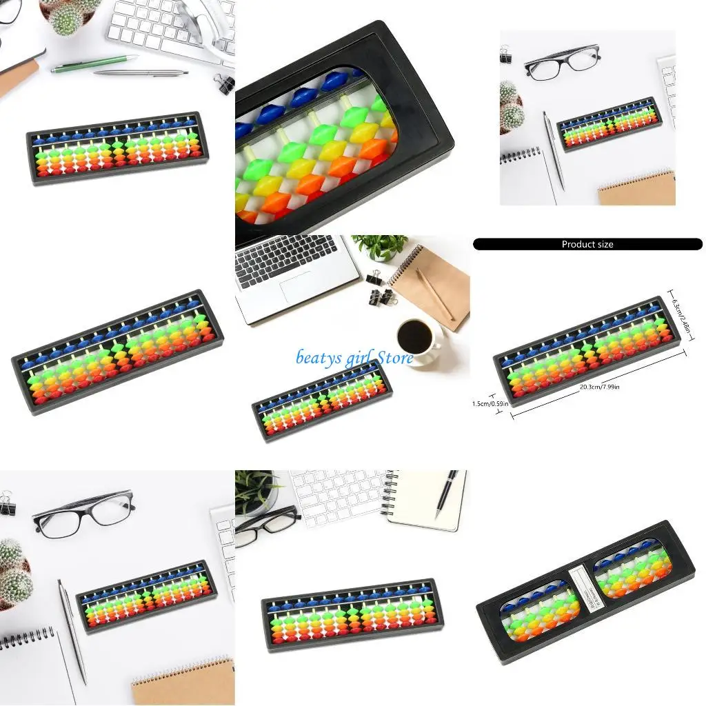 C7AB 13 Row Rainbow Abacus For Kids Math Practice Durability ABS Beads Counting Tool
C7AB 13 Row Rainbow Abacus For Kids Math Practice Durability ABS Beads Counting Tool