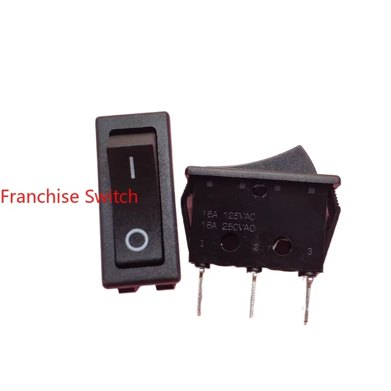 10PCS Ship type rocker switch R-1 three feet two gears black 16A silver touchpoint
10PCS Ship type rocker switch R-1 three feet two gears black 16A silver touchpoint