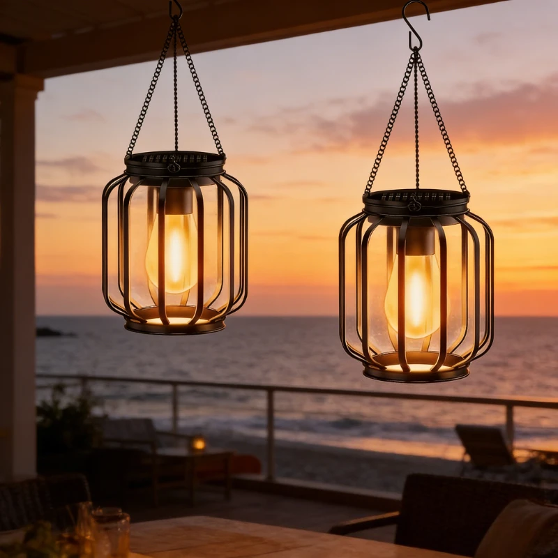 1pc Solar Hanging Lanterns with Hooks for Outdoor Table Patios Gardens Porches and Balconies
1pc Solar Hanging Lanterns with Hooks for Outdoor Table Patios Gardens Porches and Balconies
