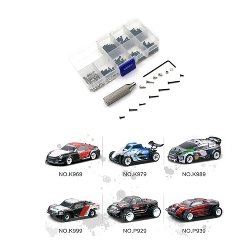 AT12 RC Car Screw Nut Kit Metal With Box For Wltoys 284131 K969 K979 K989 K999 P929 1/28 RC Car Spare Parts
AT12 RC Car Screw Nut Kit Metal With Box For Wltoys 284131 K969 K979 K989 K999 P929 1/28 RC Car Spare Parts