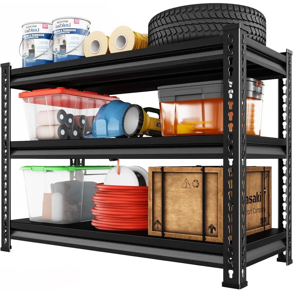 Utility Garage Shelves Heavy Duty - 40'' Wide 1,350Lbs Steel Metal Industrial Storage Shelving Rack Units Adjustable 40" W x 16"
Utility Garage Shelves Heavy Duty - 40'' Wide 1,350Lbs Steel Metal Industrial Storage Shelving Rack Units Adjustable 40" W x 16"