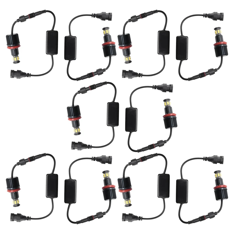 5 Pair 120W 12LED Car Angel Eye Marker Headlights Bulbs Lamps For BMW E82 E90 E92 E60 E61 E63 E89 X6 H8 
5 Pair 120W 12LED Car Angel Eye Marker Headlights Bulbs Lamps For BMW E82 E90 E92 E60 E61 E63 E89 X6 H8