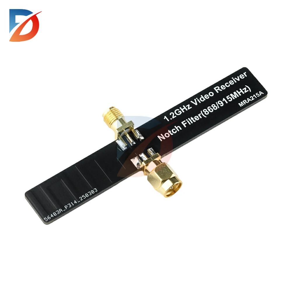 1.2GHZ VRX NOTCH 868/915MHZ filter module compatible with TBS video transmission receiver black
1.2GHZ VRX NOTCH 868/915MHZ filter module compatible with TBS video transmission receiver black