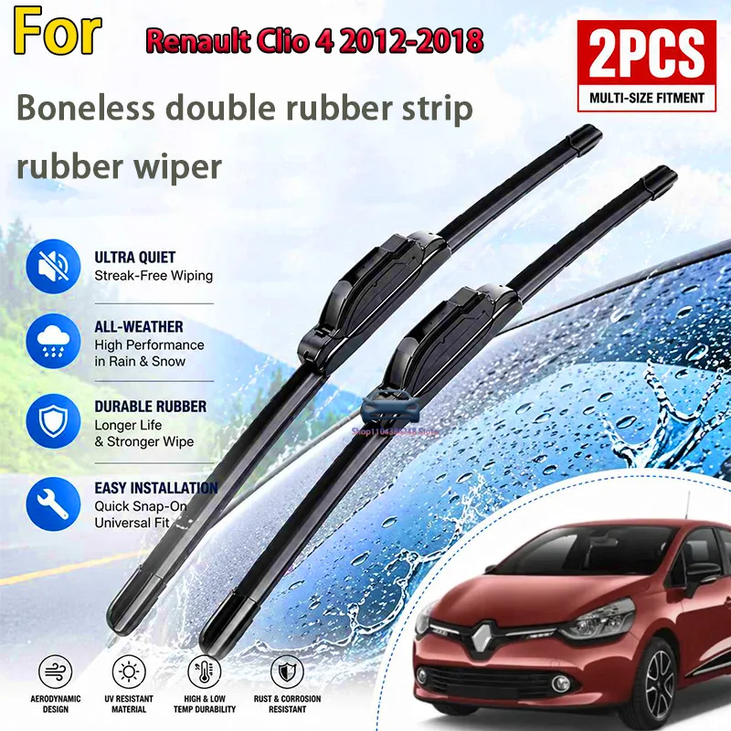 Front Wiper Blades For Renault Clio 4 2012-2018 Windshield Windscreen Clean Window Car Rain Brushes 26"+14" Modification Parts
Front Wiper Blades For Renault Clio 4 2012-2018 Windshield Windscreen Clean Window Car Rain Brushes 26"+14" Modification Parts