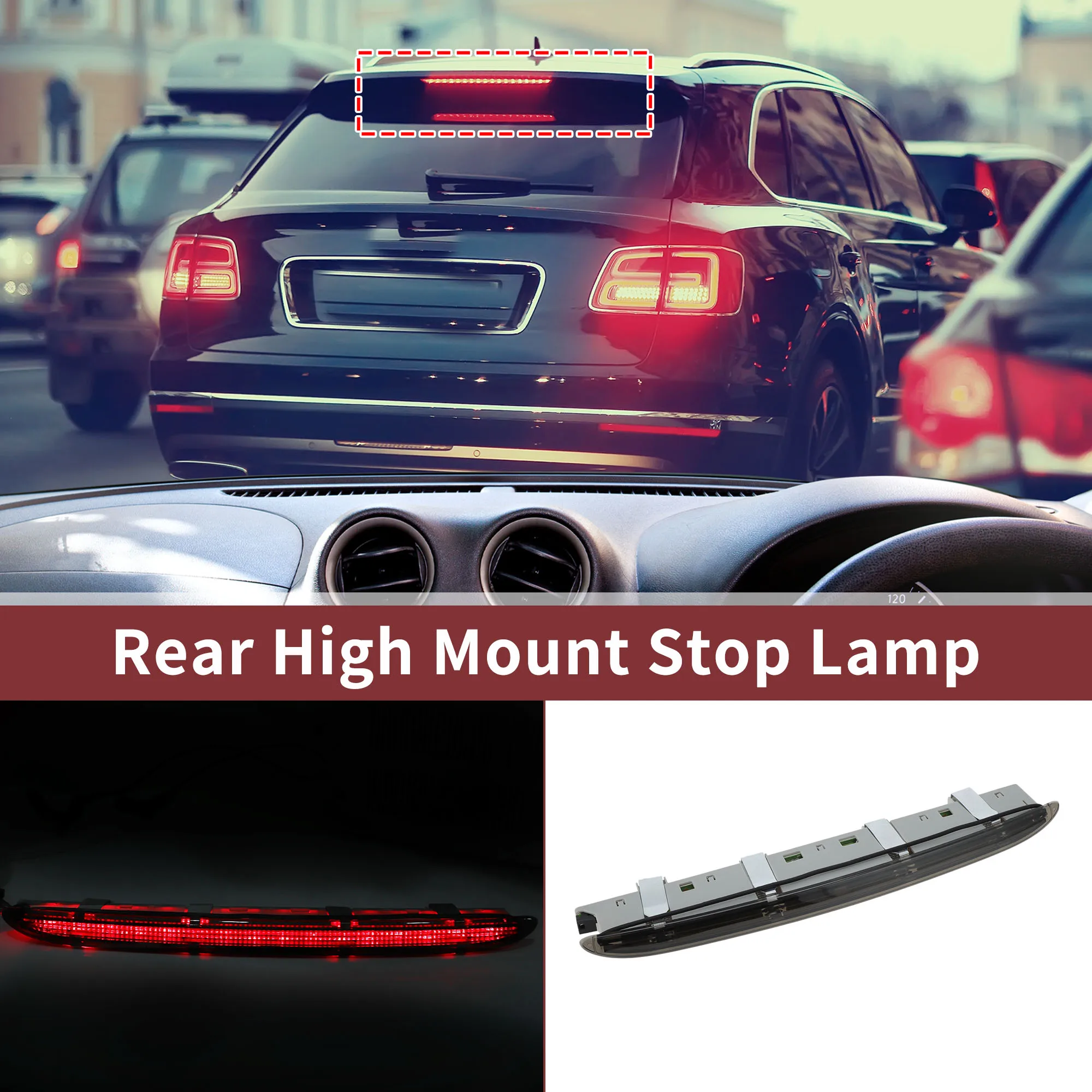 Светодиодный третий стоп-сигнал UXCELL No A1648201056 3-й стоп-сигнал с высоким креплением, задний центральный стоп-сигнал высокого уровня
Светодиодный третий стоп-сигнал UXCELL No A1648201056 3-й стоп-сигнал с высоким креплением, задний центральный стоп-сигнал высокого уровня