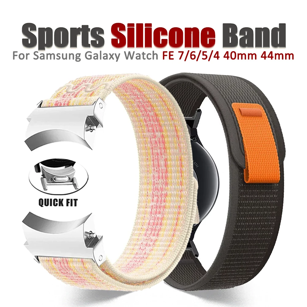 Нейлоновый ремешок без зазоров для Samsung Galaxy Watch FE 7/6/5 40 мм 44 6/4Classic 47 мм 43 42 46 Quick Fit Trail Strap для galaxy 5Pro 45 мм
Нейлоновый ремешок без зазоров для Samsung Galaxy Watch FE 7/6/5 40 мм 44 6/4Classic 47 мм 43 42 46 Quick Fit Trail Strap для galaxy 5Pro 45 мм