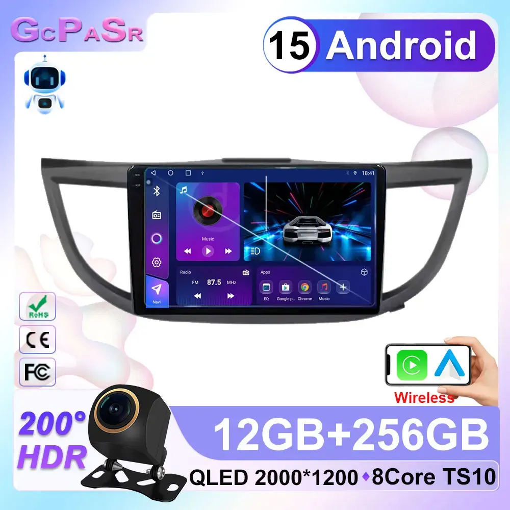 Car Radio For Honda CRV CR-V 4 RM RE 2012 2013 2014 2015 2016 Navigation GPS Multimedia Video Player Stereo WiFi+4G Android 15
Car Radio For Honda CRV CR-V 4 RM RE 2012 2013 2014 2015 2016 Navigation GPS Multimedia Video Player Stereo WiFi+4G Android 15