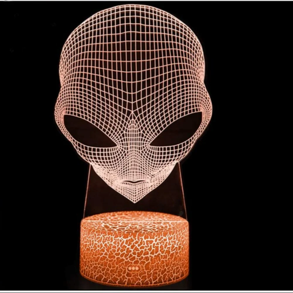 Nighdn 3D Alien Night Light LED Illusion Lamp 7 Color Changing Nightlight Bedside Tale Lamp Gifts for Boys Girls Room Decor
Nighdn 3D Alien Night Light LED Illusion Lamp 7 Color Changing Nightlight Bedside Tale Lamp Gifts for Boys Girls Room Decor