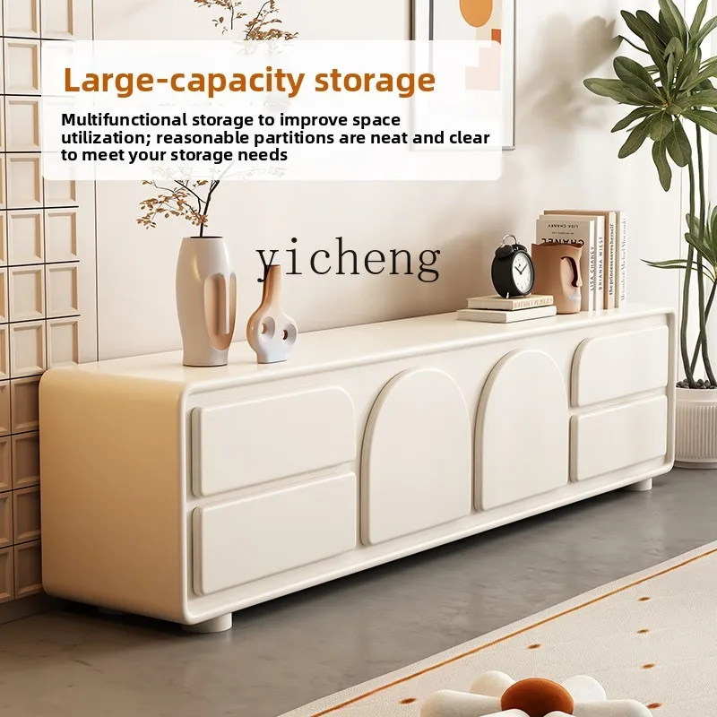 TQH cream wind TV cabinet living room household floor small apartment coffee table combination TV cabinet
TQH cream wind TV cabinet living room household floor small apartment coffee table combination TV cabinet