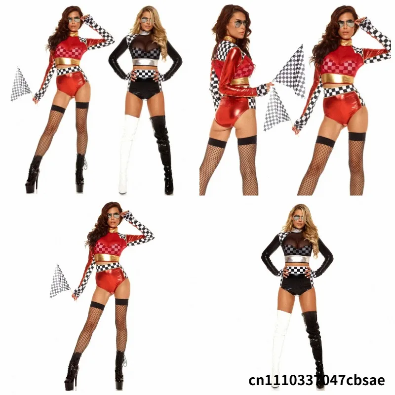 Woman Sexy Racer Car Clothes Halloween Cheerleaders Costume Stage Performance Racing Driver Rock Cosplay Dress Set 2026
Woman Sexy Racer Car Clothes Halloween Cheerleaders Costume Stage Performance Racing Driver Rock Cosplay Dress Set 2026