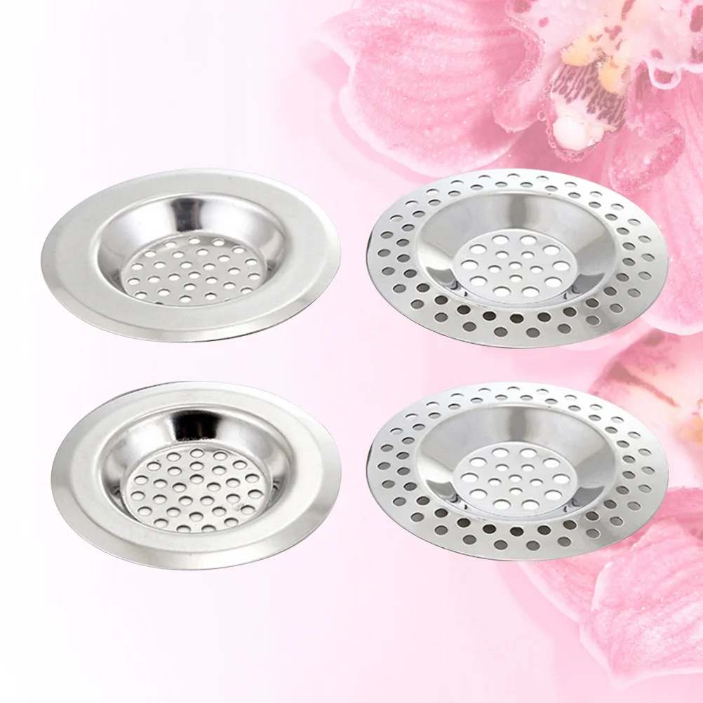 4pcs Stainless Steel Kitchen Sink Strainer Filter Net For Drain Catcher Garbage Disposal Bathroom Bathtub Laundry Tub Suits Wash
4pcs Stainless Steel Kitchen Sink Strainer Filter Net For Drain Catcher Garbage Disposal Bathroom Bathtub Laundry Tub Suits Wash