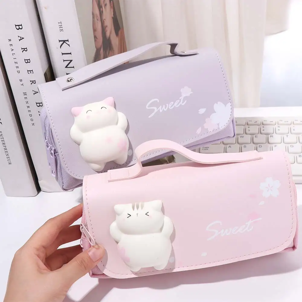 Kawaii 3-слойная забавная сумка для ручек, корейская капибара, панда, сумка-карандаш с животными, большая вместительная сумка для хранения канцелярских принадлежностей, подарок
Kawaii 3-слойная забавная сумка для ручек, корейская капибара, панда, сумка-карандаш с животными, большая вместительная сумка для хранения канцелярских принадлежностей, подарок