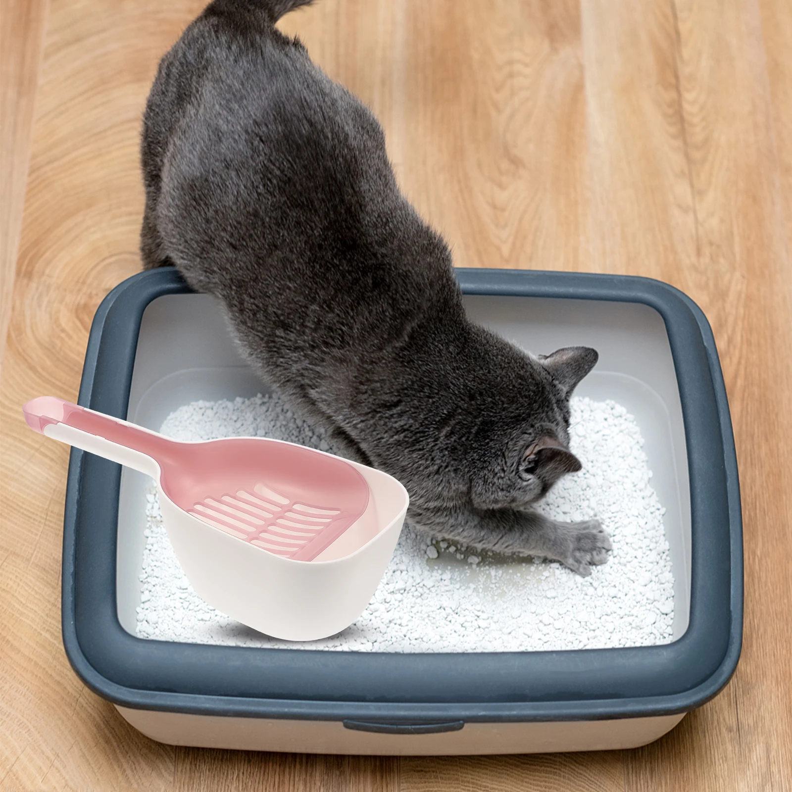 Plastic Cat Litter Scoop Suit Large Capacity Shovel Strong Cleaning Pet Supplies Garbage Dustpan Waste Sand Treatment Poop
Plastic Cat Litter Scoop Suit Large Capacity Shovel Strong Cleaning Pet Supplies Garbage Dustpan Waste Sand Treatment Poop