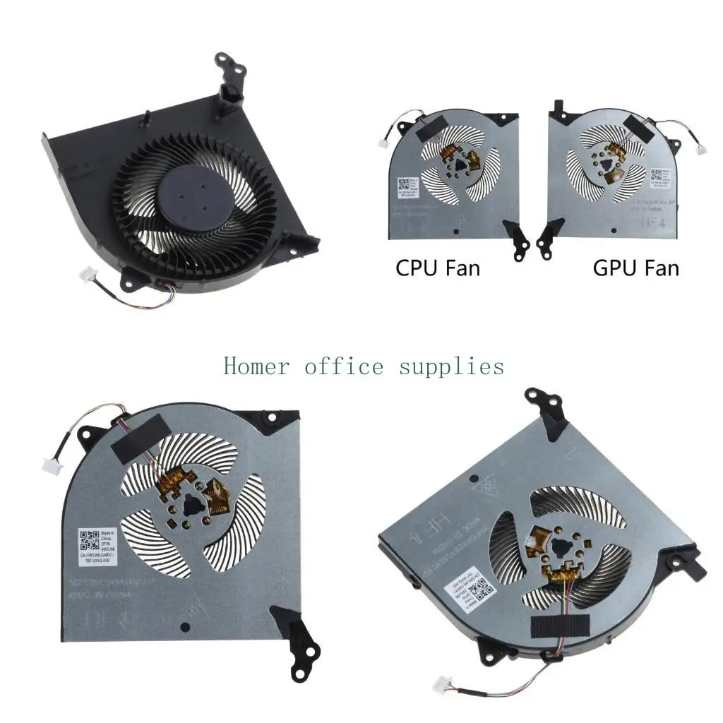 K43B New Genuine CPU GPU Cooling Fan 12V Cooler Fans for 2020 Y7000P R7000 Y550-15E
K43B New Genuine CPU GPU Cooling Fan 12V Cooler Fans for 2020 Y7000P R7000 Y550-15E