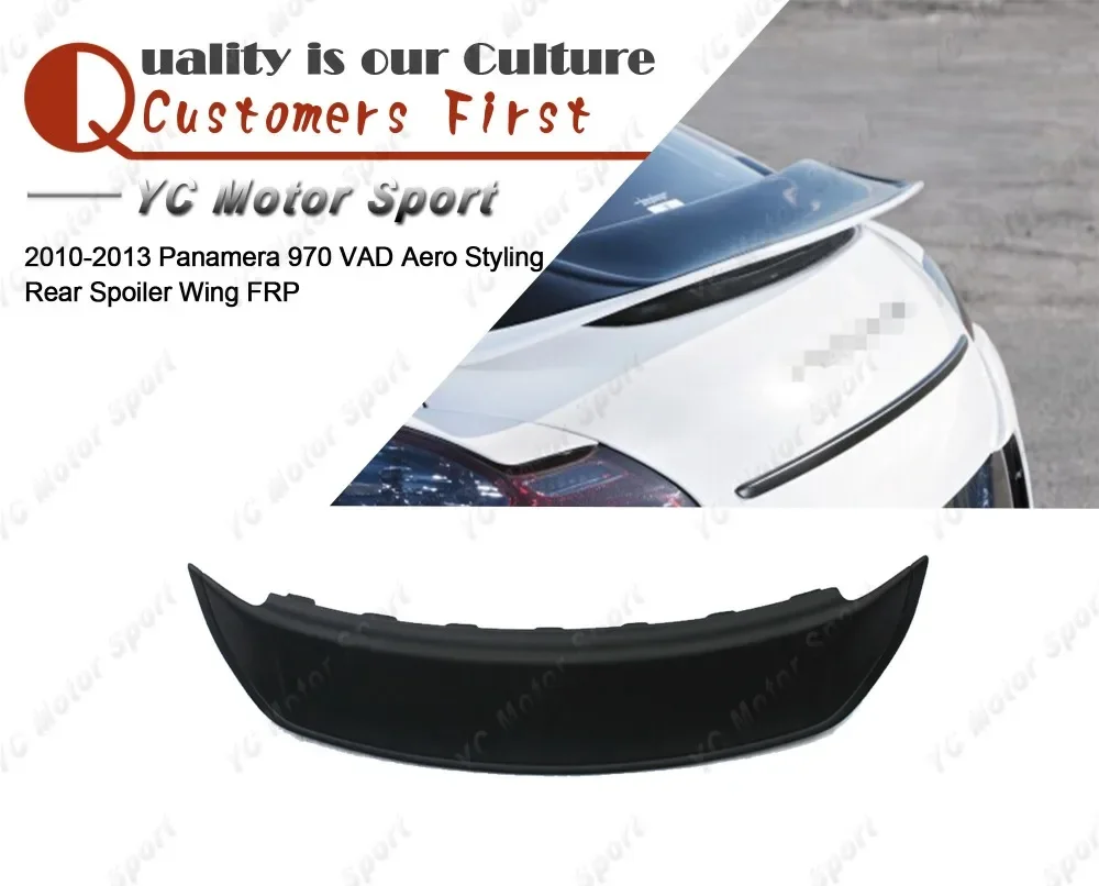 Car Accessories FRP Fiber Glass VD Aero Styling Rear Spoiler Fit For 2010-2013 Panamera 970 Trunk Spoiler Wing
Car Accessories FRP Fiber Glass VD Aero Styling Rear Spoiler Fit For 2010-2013 Panamera 970 Trunk Spoiler Wing
