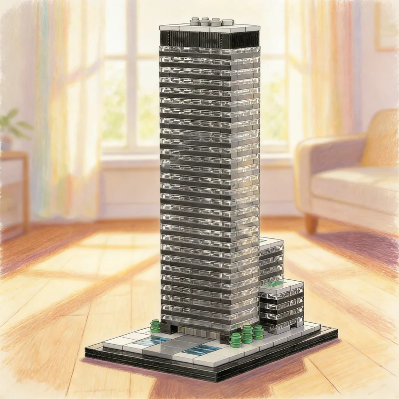 919pcs MOC Architecture Seagram Building 1 Scale Model Blocks DIY Creative Christmas Gifts Education Toys Idea Brick Kids
919pcs MOC Architecture Seagram Building 1 Scale Model Blocks DIY Creative Christmas Gifts Education Toys Idea Brick Kids