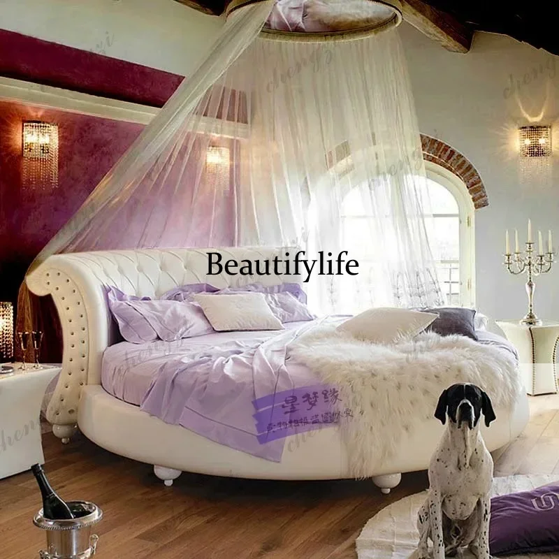 E182 Australia Frame Double Bed Set Mattress Insert Upholstered Bedroom Double Bed Home Luxury Round Camas De Dormitorio Furnitu
E182 Australia Frame Double Bed Set Mattress Insert Upholstered Bedroom Double Bed Home Luxury Round Camas De Dormitorio Furnitu