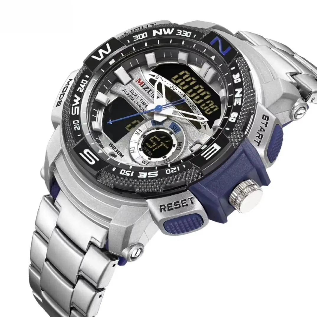 Luxury Men Quartz Watch Military Sport Chronograph Date Display Fashion Stainless Steel Wristwatch Male Clock Relogio Masculino
Luxury Men Quartz Watch Military Sport Chronograph Date Display Fashion Stainless Steel Wristwatch Male Clock Relogio Masculino