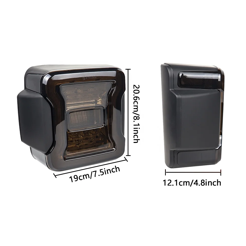 Hot Sale Smoked Lens LED Tail Lights for Jeep Wrangler JK JKU 2007-2017 Plug & Play
Hot Sale Smoked Lens LED Tail Lights for Jeep Wrangler JK JKU 2007-2017 Plug & Play