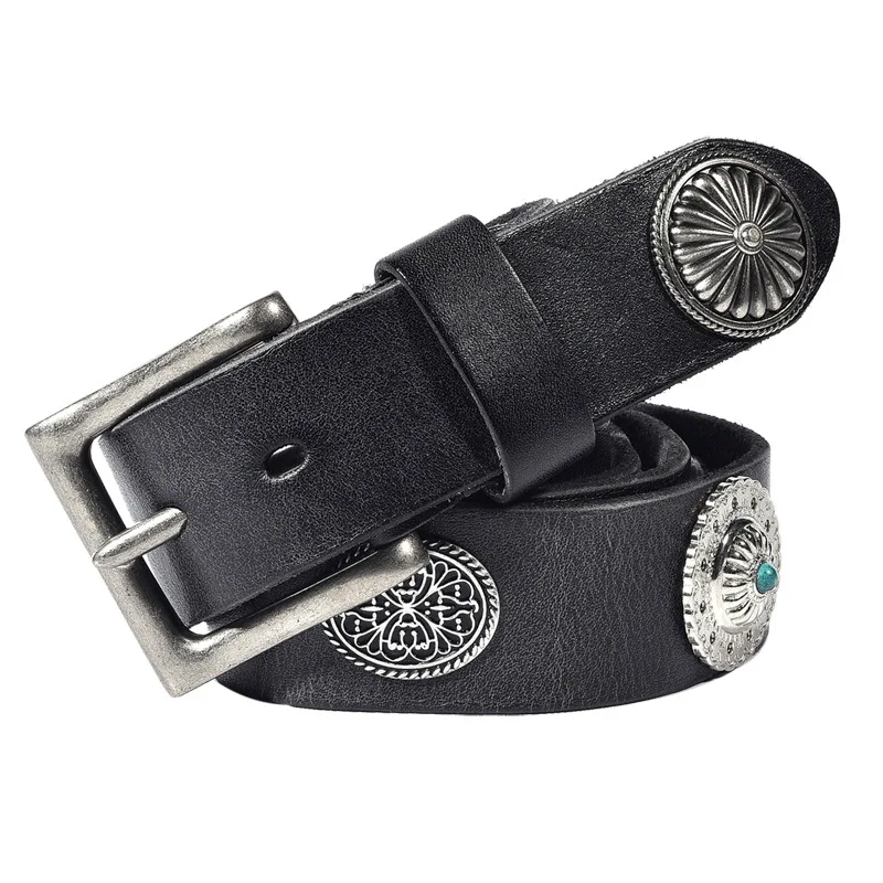Fashion trend punk men's belt Wealth cloth buckle leather belt with cowhide personality leather ...
Fashion trend punk men's belt Wealth cloth buckle leather belt with cowhide personality leather ...