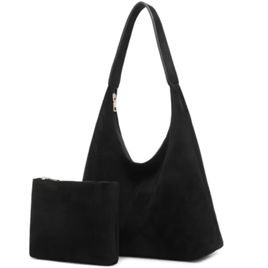 Slouchy Suede Hobo bag for Women Casual Shoulder Bag Soft Cresent Tote Purse Handbag Work Travel
Slouchy Suede Hobo bag for Women Casual Shoulder Bag Soft Cresent Tote Purse Handbag Work Travel