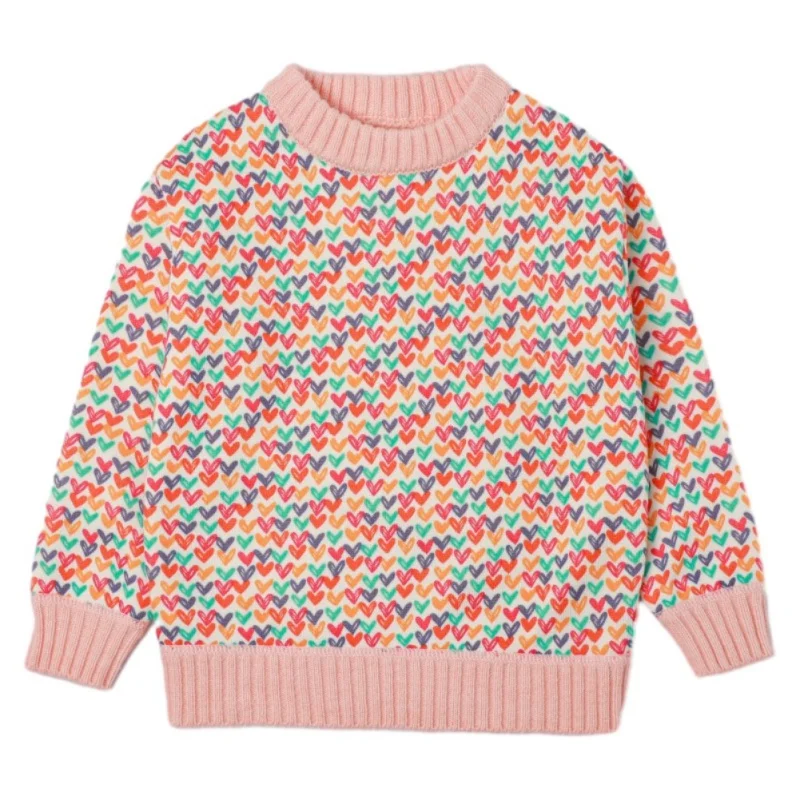 Girls' Fleece Thickened Sweater Autumn Winter Children's Base Sweater Girls' Baby Pullover Knit Sweater
Girls' Fleece Thickened Sweater Autumn Winter Children's Base Sweater Girls' Baby Pullover Knit Sweater