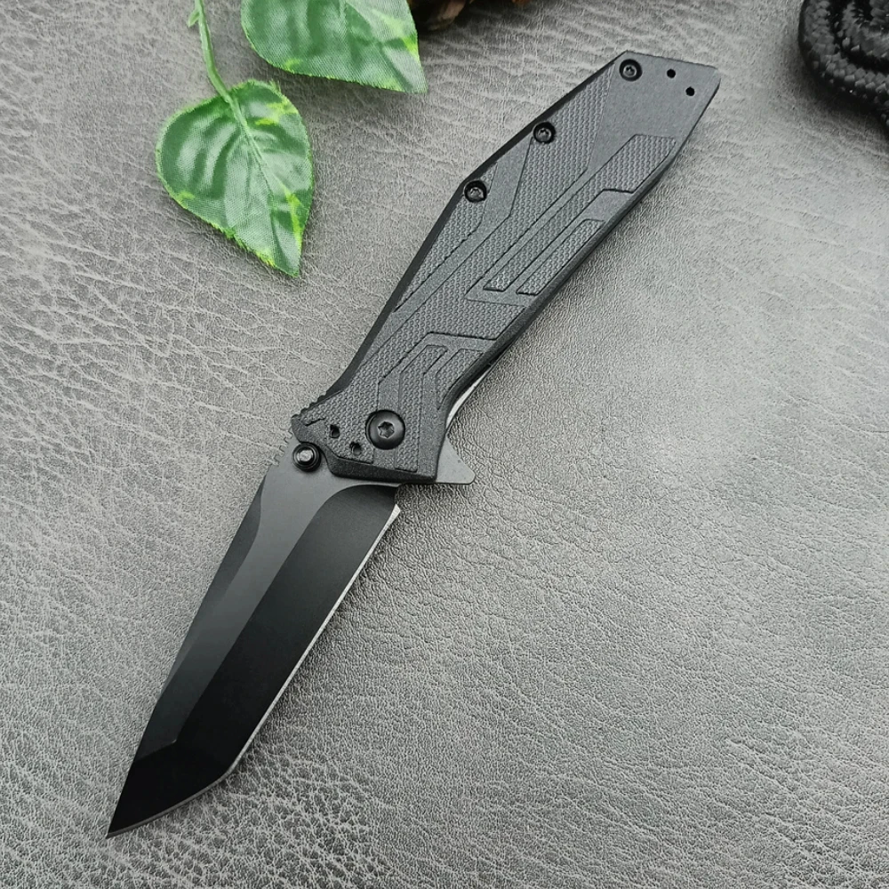 KS 1990 Black Pocket Folding Knife 8Cr13Mov Blade Nylon Fiber Handle Flipper Knife Outdoor Survival Military Tactical EDC Tool
KS 1990 Black Pocket Folding Knife 8Cr13Mov Blade Nylon Fiber Handle Flipper Knife Outdoor Survival Military Tactical EDC Tool