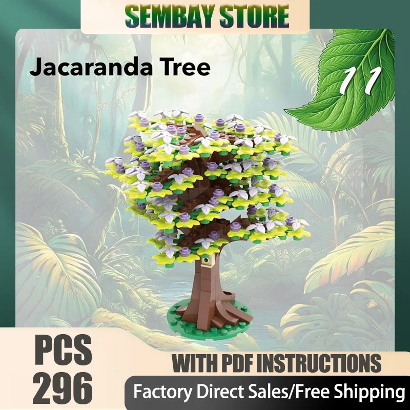 Modular City Building Model Moc Building Bricks Modular Jacaranda Tree Technology Blocks Christmas DIY Toy Construction Gifts
Modular City Building Model Moc Building Bricks Modular Jacaranda Tree Technology Blocks Christmas DIY Toy Construction Gifts