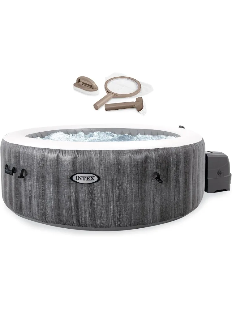 Надувное гидромассажное ванна-джакузи PureSpa Plus Greywood 28439EP с функцией пузырькового массажа и комплектом для обслуживания (щетка, скиммер, скрубер)
Надувное гидромассажное ванна-джакузи PureSpa Plus Greywood 28439EP с функцией пузырькового массажа и комплектом для обслуживания (щетка, скиммер, скрубер)