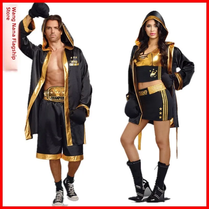 Couple's Boxing Cosplay Costume Set Halloween Strong Fighter Martial Arts Women's Men's Outfit Traditional Chinese S...
Couple's Boxing Cosplay Costume Set Halloween Strong Fighter Martial Arts Women's Men's Outfit Traditional Chinese S...