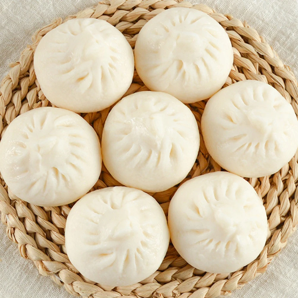 6pcs Simulated Steamed Buns Fake Food Prop PVC Model Kitchen Decor Photography Props Restaurant Decoration Educational Toy
6pcs Simulated Steamed Buns Fake Food Prop PVC Model Kitchen Decor Photography Props Restaurant Decoration Educational Toy