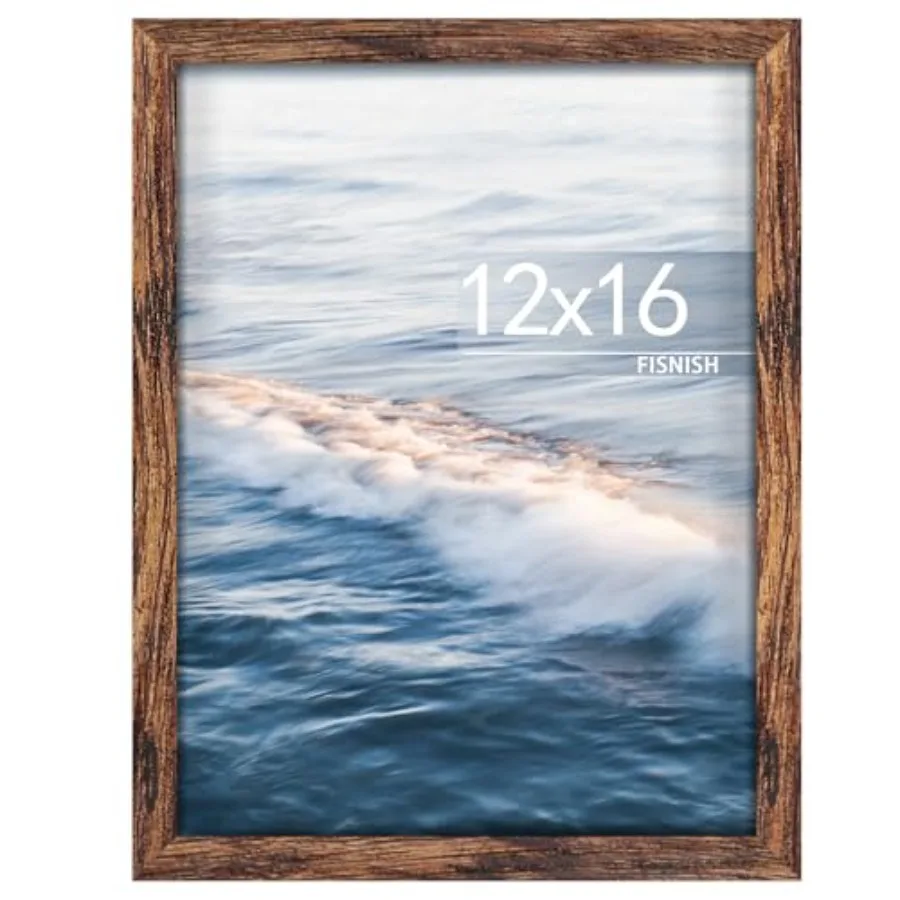 12x16 Picture Frame, Classic Poster Frame for Horizontal or Vertical Wall Mounting, 1 Pack
12x16 Picture Frame, Classic Poster Frame for Horizontal or Vertical Wall Mounting, 1 Pack