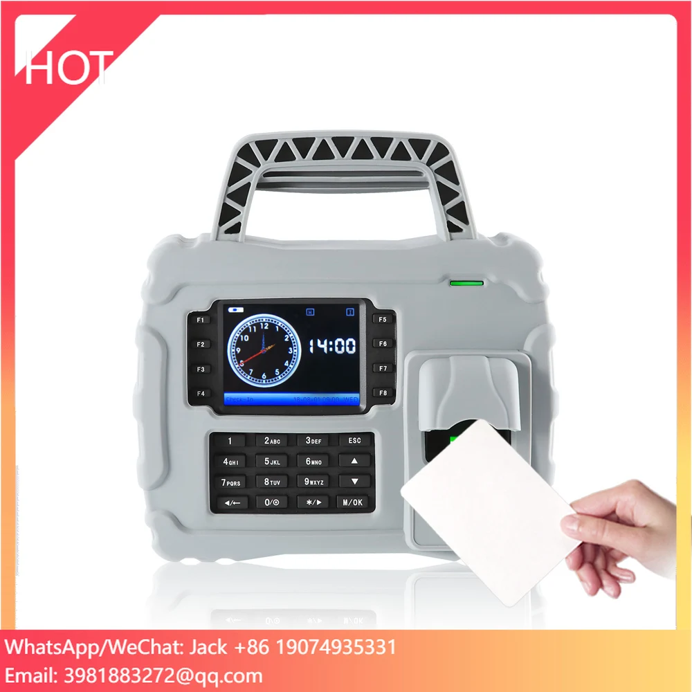 Built-in Battery ZK-Teco S922 TCP/IP & 3G/GPRS GSM SIM Card Portable Biometric Fingerprint Time Attendance
Built-in Battery ZK-Teco S922 TCP/IP & 3G/GPRS GSM SIM Card Portable Biometric Fingerprint Time Attendance