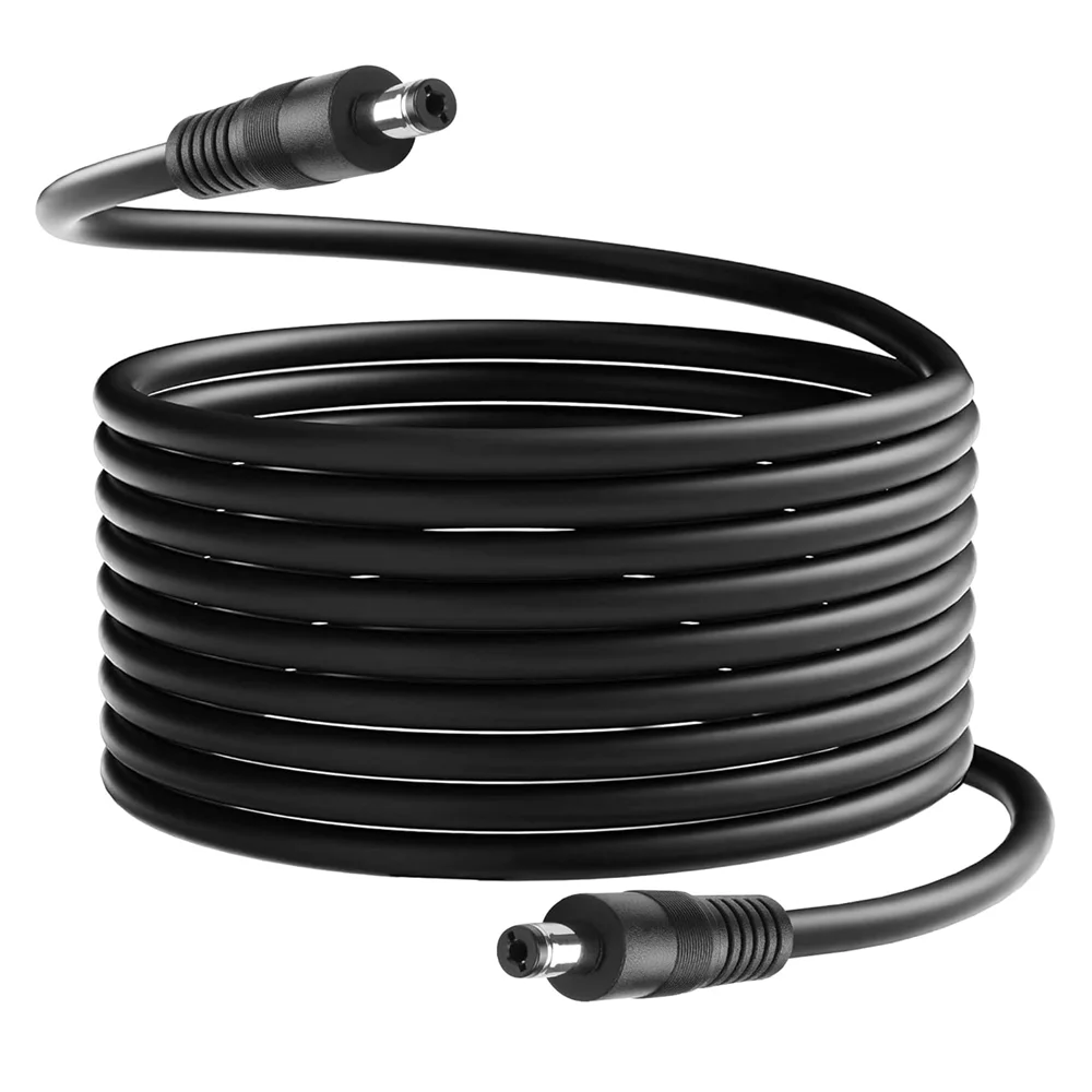 12V DC Extension Cord Cable 1M/3M/5M/10M/20M 5.5x2.1mm Male to Male Plug Power Adapter Cable For LED Cameras
12V DC Extension Cord Cable 1M/3M/5M/10M/20M 5.5x2.1mm Male to Male Plug Power Adapter Cable For LED Cameras