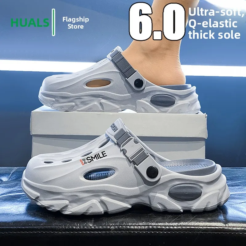 Men's Summer Outdoor Sports Casual Sandals Anti-slip Wear-resistant Driving Two-use Headed Clog Shoes Breathable EVA Material
Men's Summer Outdoor Sports Casual Sandals Anti-slip Wear-resistant Driving Two-use Headed Clog Shoes Breathable EVA Material