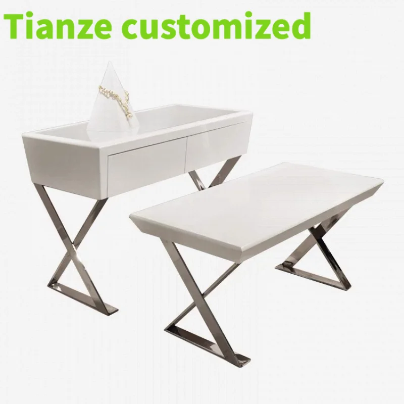Customized-retail shop wood glass jewelry display table showcase store showcase
Customized-retail shop wood glass jewelry display table showcase store showcase