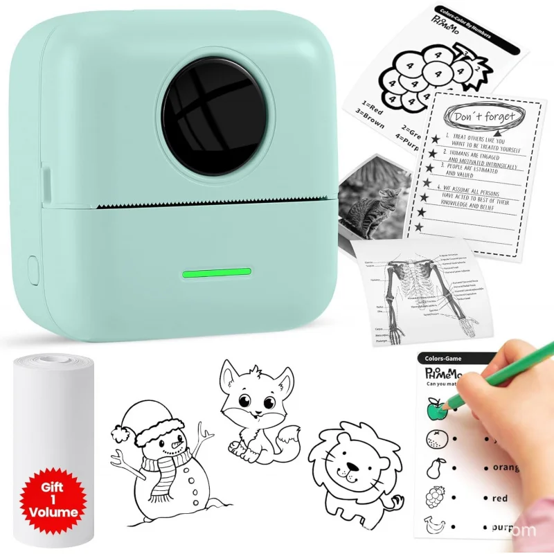 Customized Label Small Portable Wireless Thermal Photo Printer Pocket Student Error Label Printer
Customized Label Small Portable Wireless Thermal Photo Printer Pocket Student Error Label Printer
